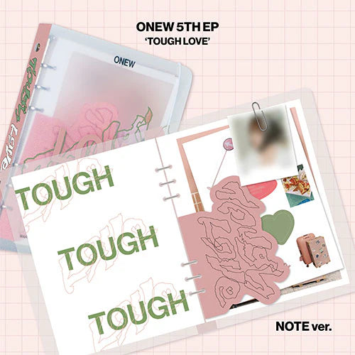 ONEW - 5TH MINI ALBUM [TOUGH LOVE] (NOTE VER.)