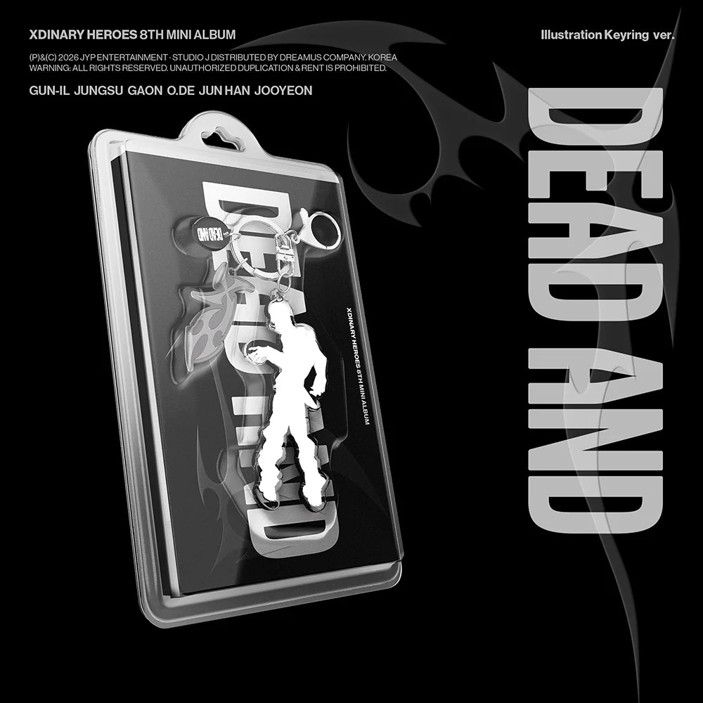 XDINARY HEROES - 8TH MINI ALBUM [DEAD AND] (ILLUSTRATION KEYRING VER.)