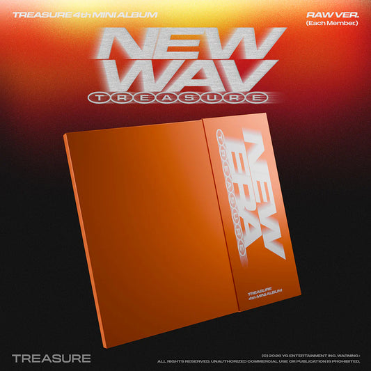 TREASURE - 4TH MINI ALBUM [NEW WAV] (RAW VER.)