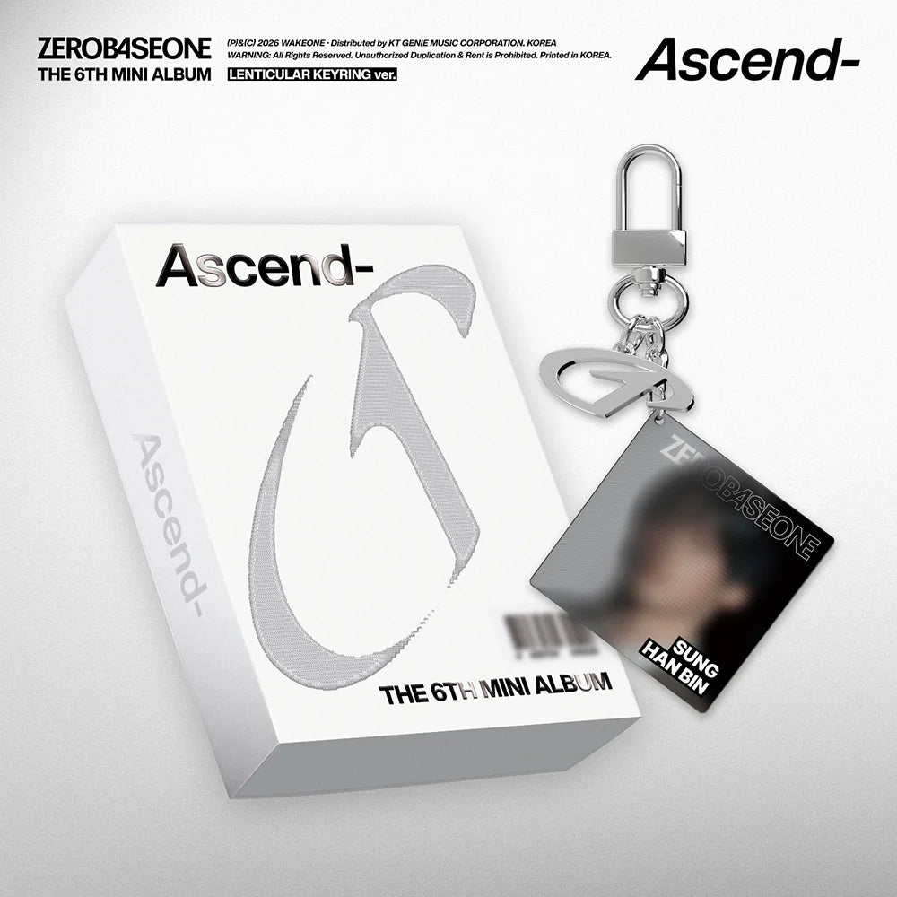 ZEROBASEONE - THE 6TH MINI ALBUM [ASCEND-] LENTICULAR KEYRING VER.