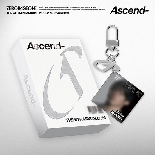 ZEROBASEONE - THE 6TH MINI ALBUM [ASCEND-] LENTICULAR KEYRING VER.