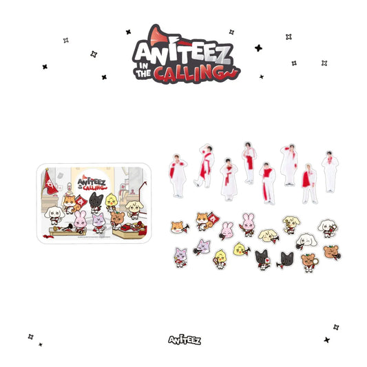 [PRE-ORDER] ATEEZ - OFFICIAL MD [ANITEEZ IN THE CALLING] TIN CASE STICKER SET
