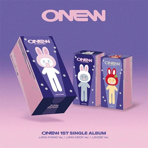 [PRE-ORDER] ONEW - 1ST SINGLE ALBUM [ILLUSION] (JJING-NYANG, JJINGSE, JJING-MEOK VER.)