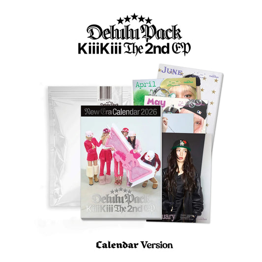 KIIIKIII - THE 2ND EP [DELULU PACK] (CALENDAR VER.)