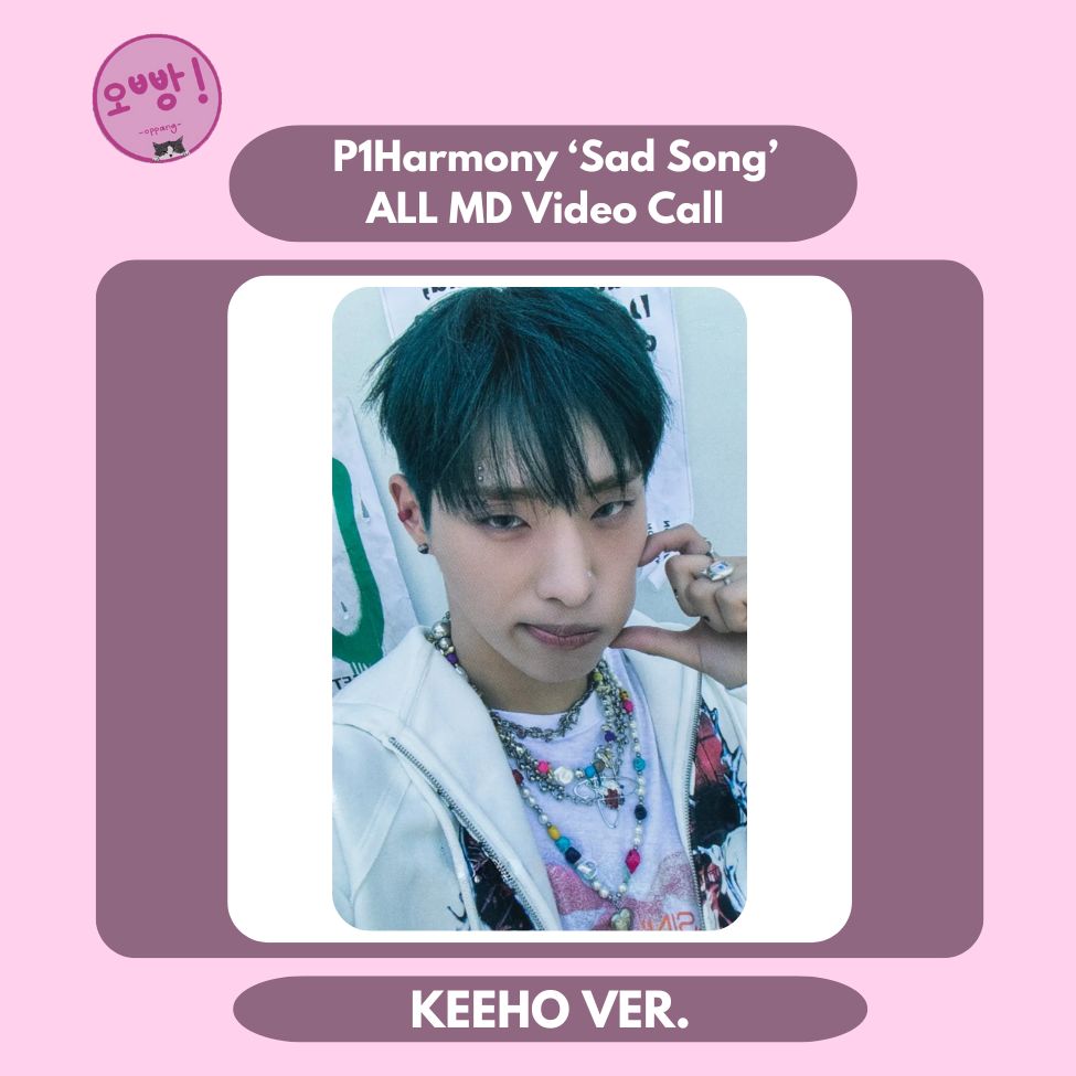 P1HARMONY - [SAD SONG] ALL MD VIDEO CALL PHOTOCARD