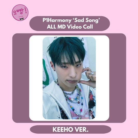 P1HARMONY - [SAD SONG] ALL MD VIDEO CALL PHOTOCARD