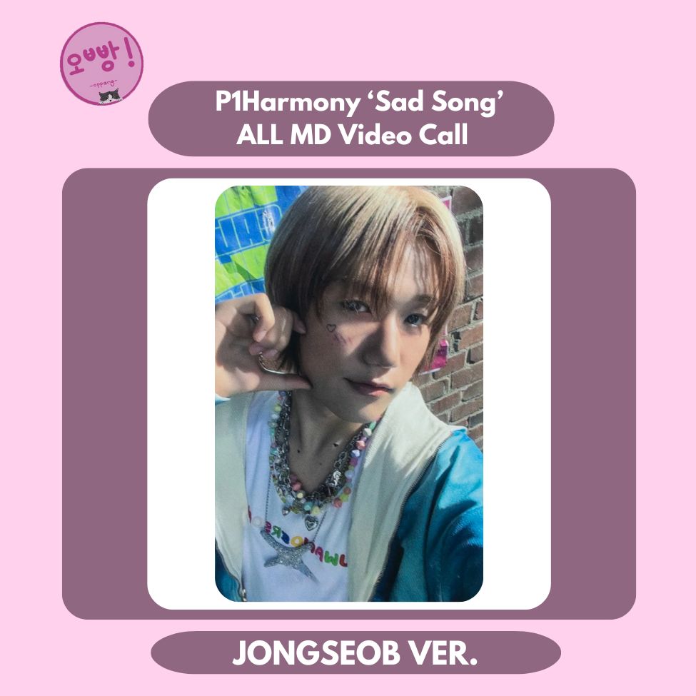 P1HARMONY - [SAD SONG] ALL MD VIDEO CALL PHOTOCARD