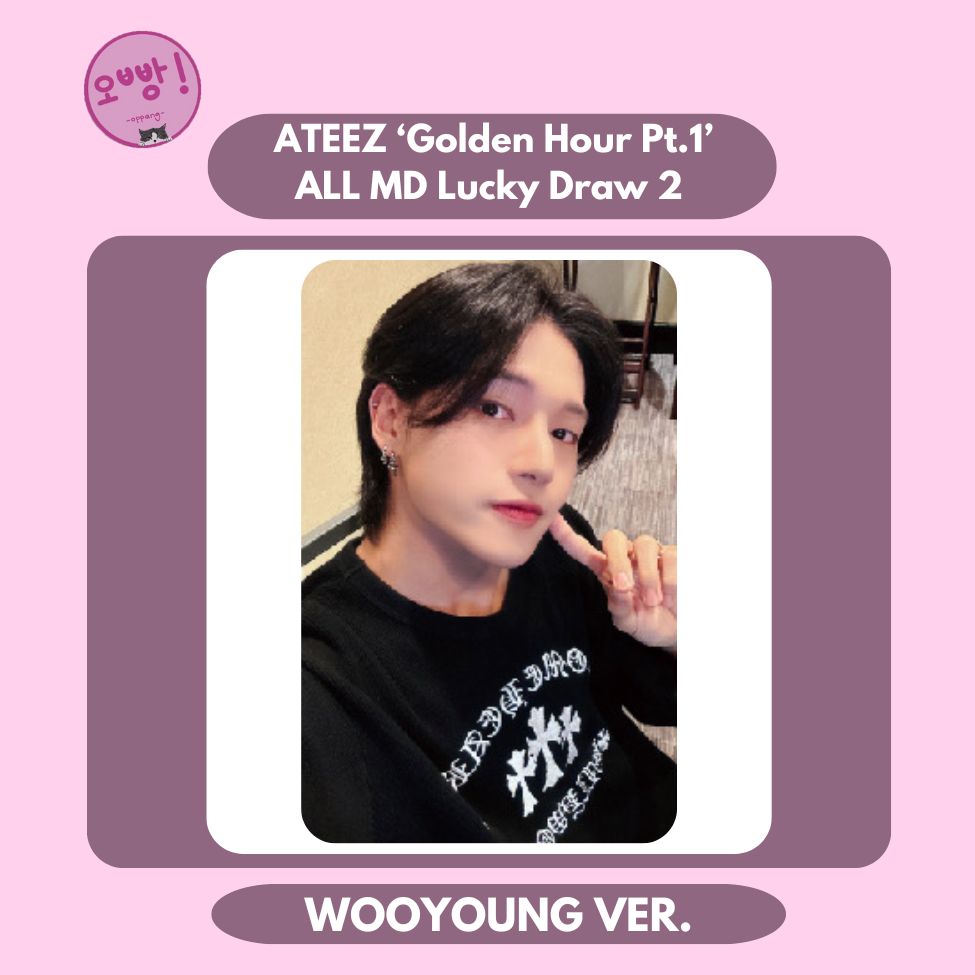 ATEEZ - [GOLDEN HOUR PT.1] ALL MD LUCKY DRAW PHOTOCARD 2