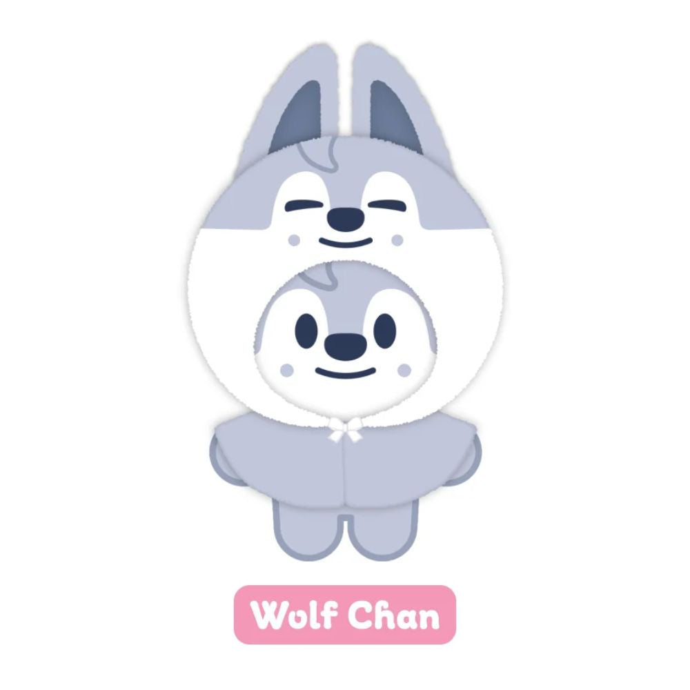 STRAY KIDS - 5TH FANMEETING OFFICAL MD [SKZ 5'CLOCK] SKZOO 10CM PLUSH OUTFIT