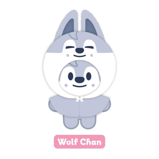 STRAY KIDS - 5TH FANMEETING OFFICAL MD [SKZ 5'CLOCK] SKZOO 10CM PLUSH OUTFIT