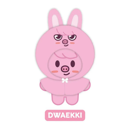 STRAY KIDS - 5TH FANMEETING OFFICAL MD [SKZ 5'CLOCK] SKZOO 10CM PLUSH OUTFIT