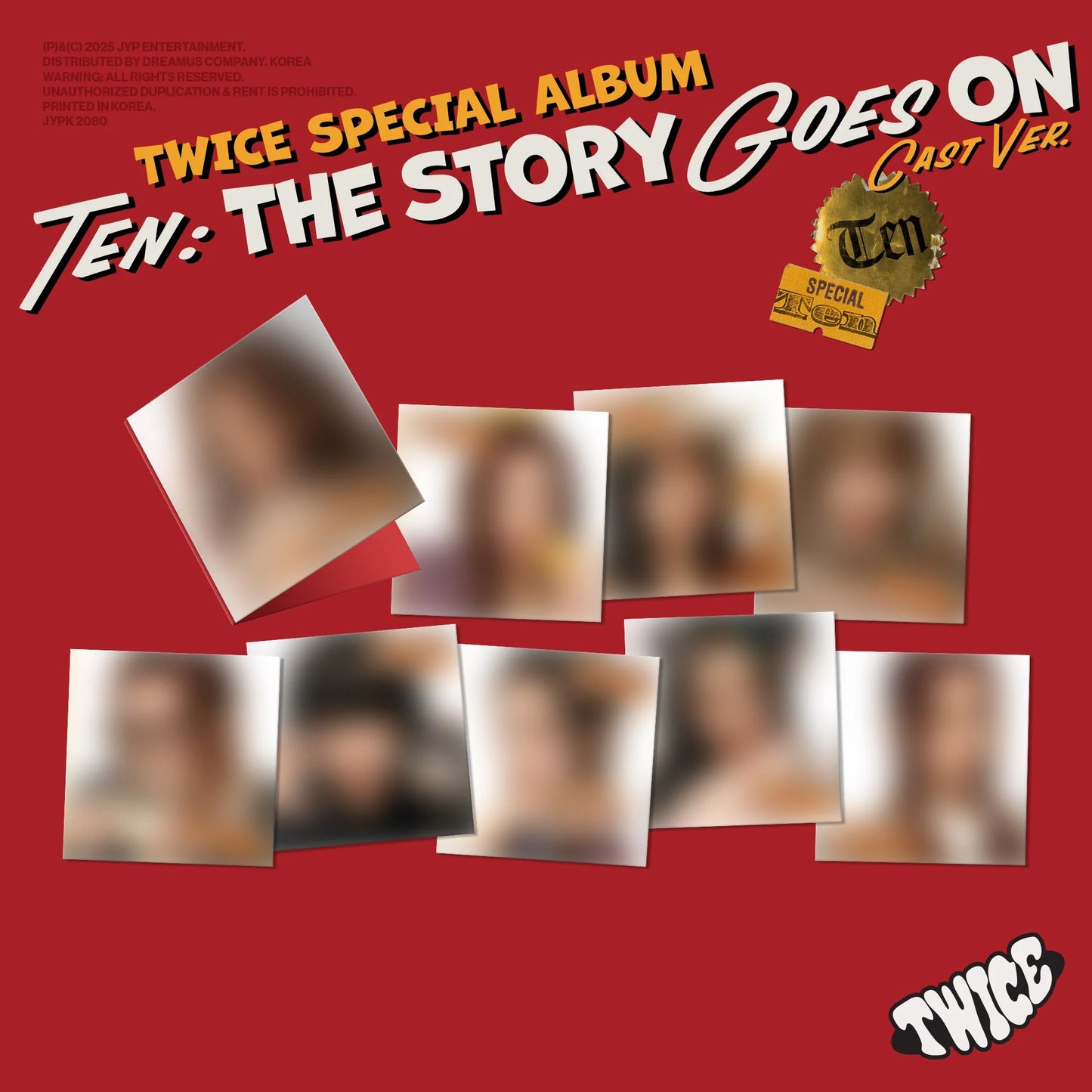 TWICE - SPECIAL ALBUM [TEN: THE STORY GOES ON] (CAST VER.)