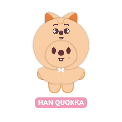 STRAY KIDS - 5TH FANMEETING OFFICAL MD [SKZ 5'CLOCK] SKZOO 10CM PLUSH OUTFIT