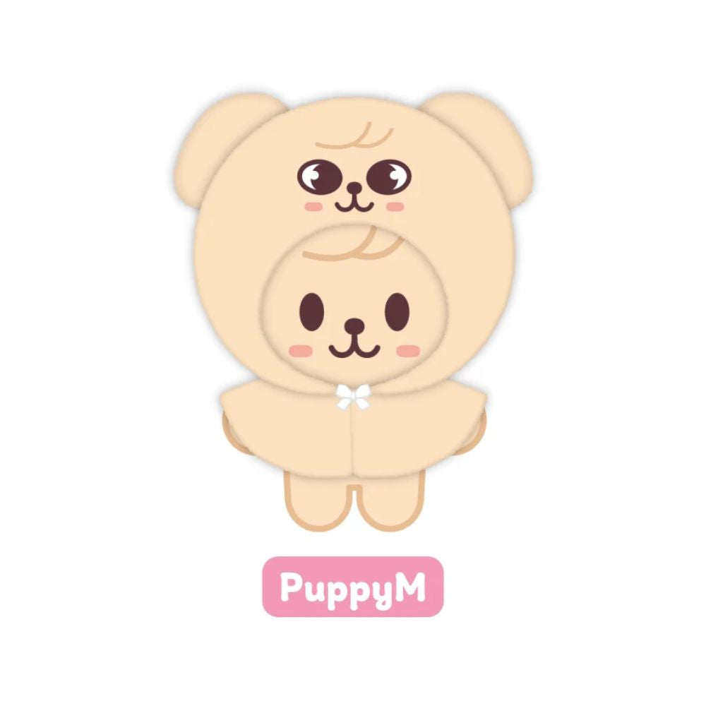 STRAY KIDS - 5TH FANMEETING OFFICAL MD [SKZ 5'CLOCK] SKZOO 10CM PLUSH OUTFIT