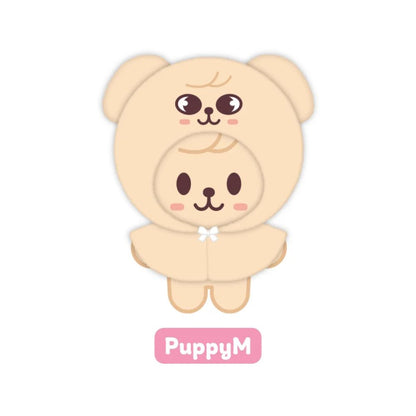 STRAY KIDS - 5TH FANMEETING OFFICAL MD [SKZ 5'CLOCK] SKZOO 10CM PLUSH OUTFIT