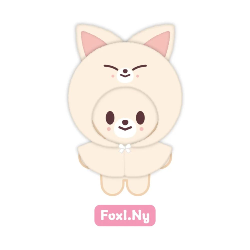 STRAY KIDS - 5TH FANMEETING OFFICAL MD [SKZ 5'CLOCK] SKZOO 10CM PLUSH OUTFIT