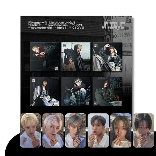 P1HARMONY - 9TH MINI ALBUM [UNIQUE] (COMPACT VER.) (+APPLEMUSIC PRE-ORDER BENEFIT)