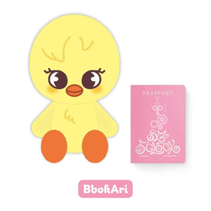 STRAY KIDS - 5TH FANMEETING OFFICAL MD [SKZ 5'CLOCK] SKZOO PLUSH TEDDYBEAR VER.