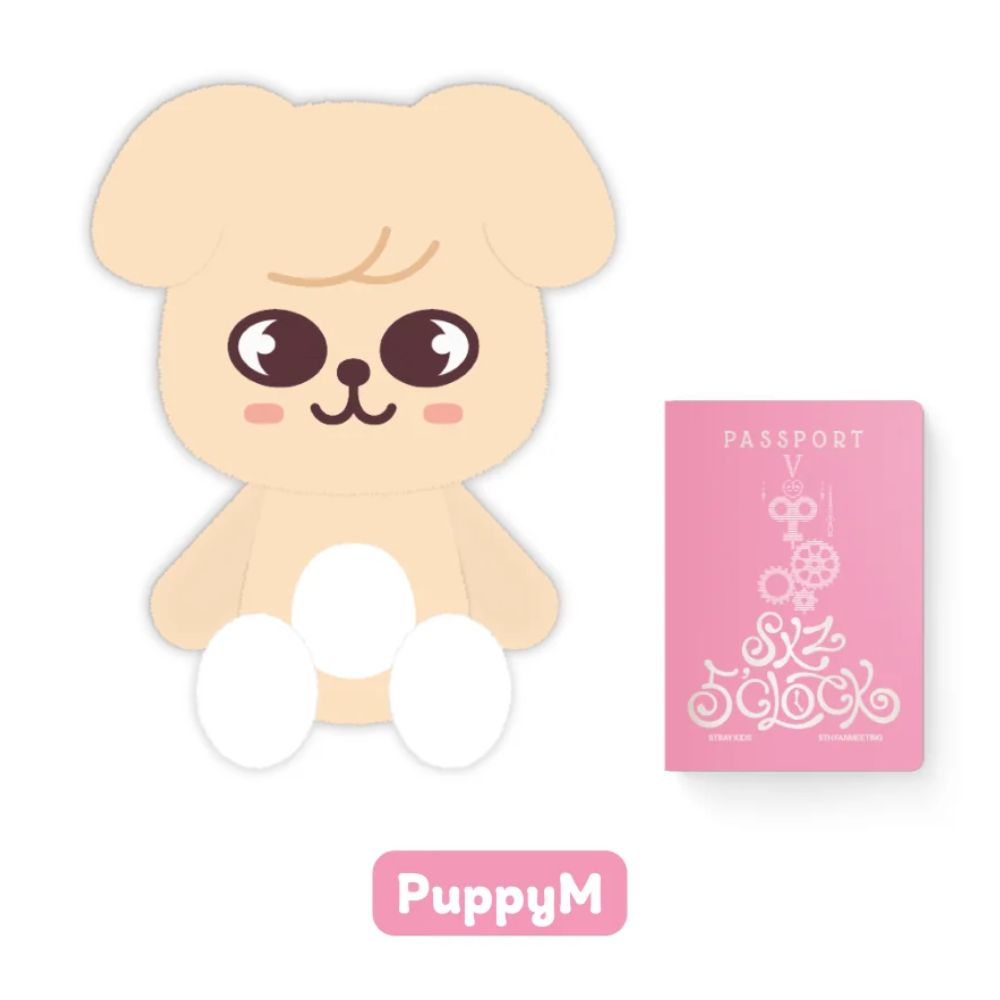 STRAY KIDS - 5TH FANMEETING OFFICAL MD [SKZ 5'CLOCK] SKZOO PLUSH TEDDYBEAR VER.