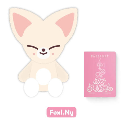 STRAY KIDS - 5TH FANMEETING OFFICAL MD [SKZ 5'CLOCK] SKZOO PLUSH TEDDYBEAR VER.