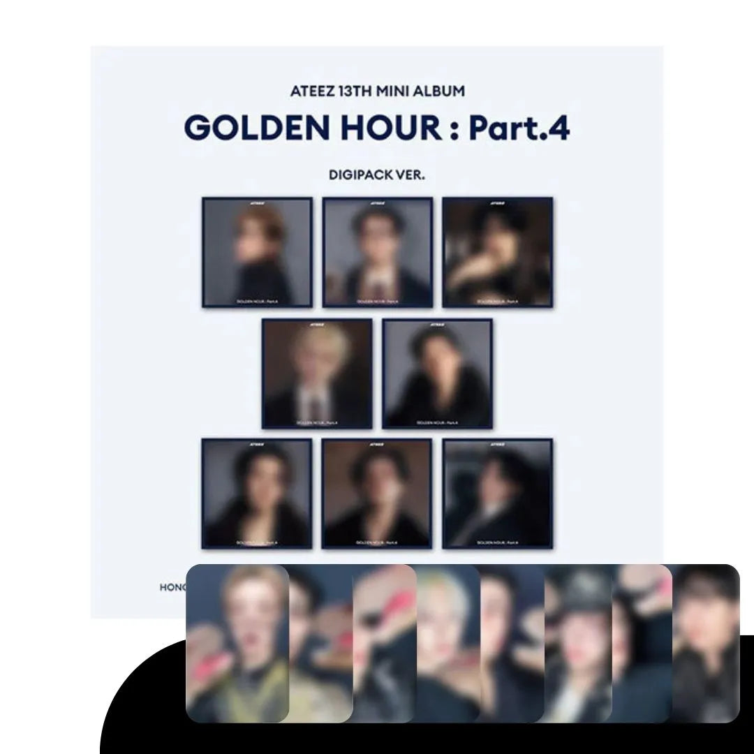 ATEEZ - 13TH MINI ALBUM [GOLDEN HOUR : PART.4] (DIGIPACK VER.) (+HELLOLIVE PRE-ORDER BENEFIT)