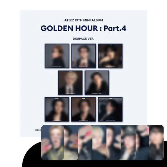 [PRE-ORDER] ATEEZ - 13TH MINI ALBUM [GOLDEN HOUR : PART.4] (DIGIPACK VER.) (+HELLOLIVE PRE-ORDER BENEFIT)