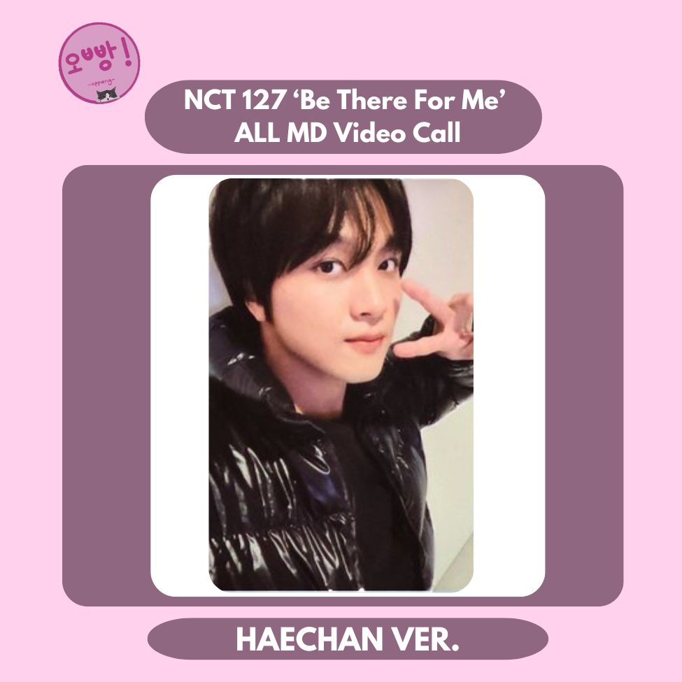 NCT 127 - [BE THERE FOR ME] ALL MD VIDEO CALL PHOTOCARD