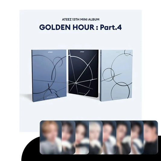 [PRE-ORDER] ATEEZ - 13TH MINI ALBUM [GOLDEN HOUR : PART.4] (+HELLOLIVE PRE-ORDER BENEFIT)