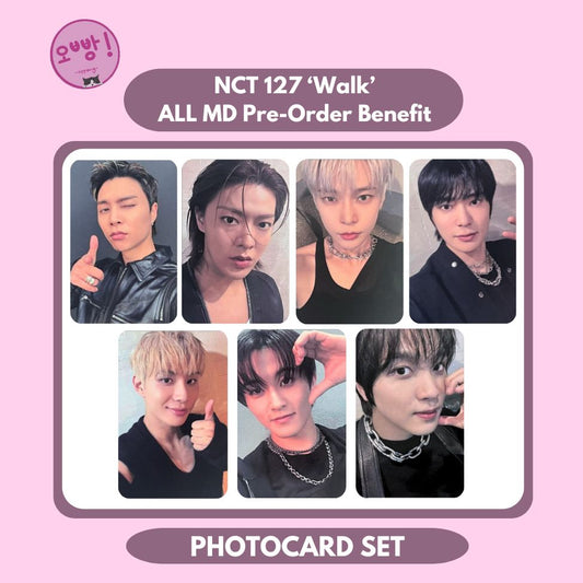NCT 127 - [WALK] ALL MD PRE-ORDER BENEFIT PHOTOCARD
