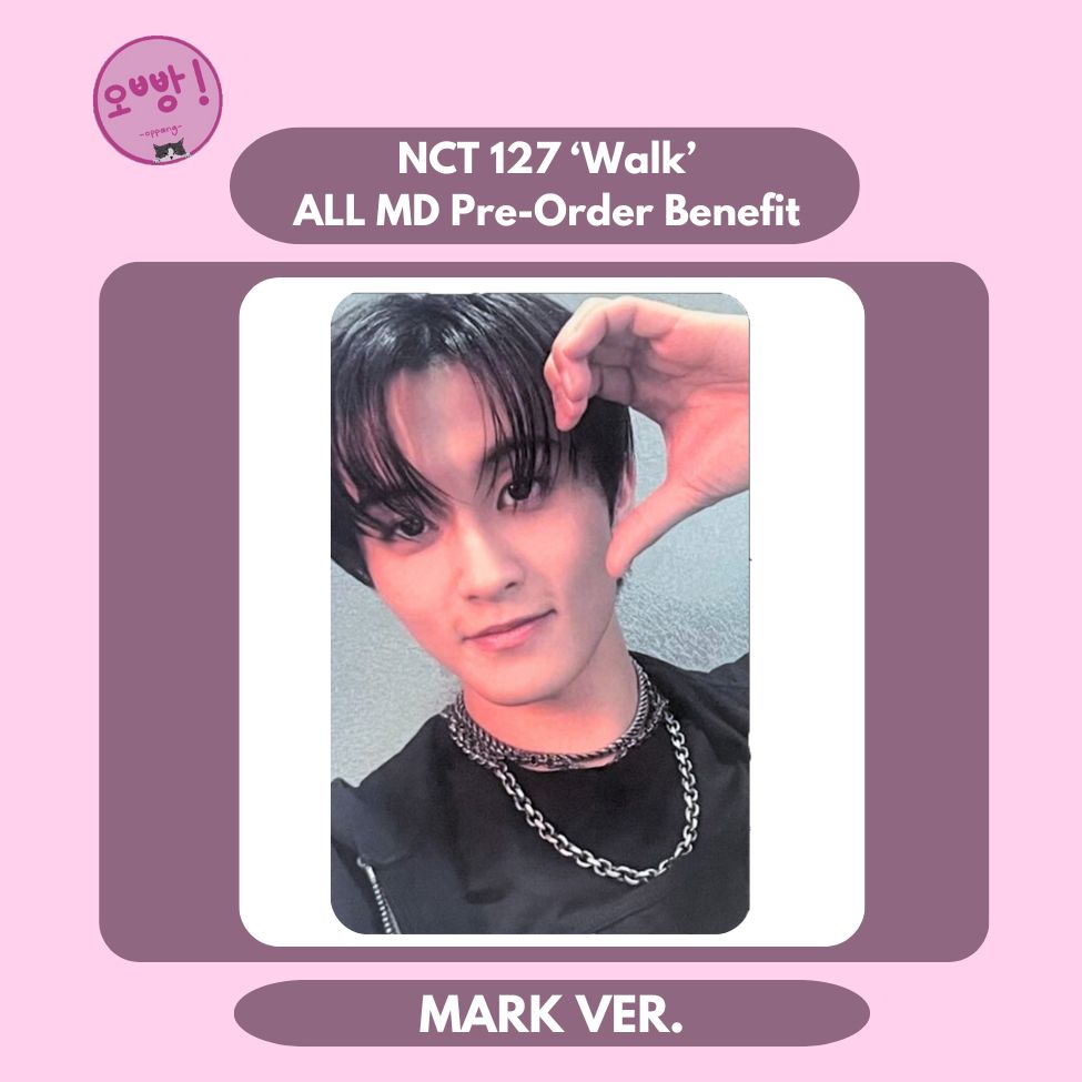 NCT 127 - [WALK] ALL MD PRE-ORDER BENEFIT PHOTOCARD – Oppang K-Pop