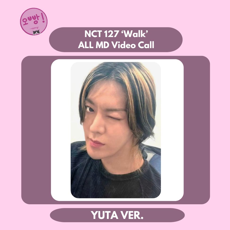 NCT 127 - [WALK] ALL MD VIDEO CALL PHOTOCARD