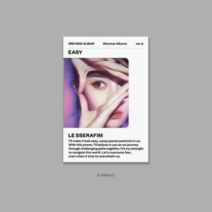 LE SSERAFIM - 3RD MINI ALBUM [EASY] (WEVERSE VER.)