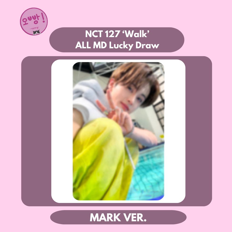 NCT 127 - [WALK] ALL MD LUCKY DRAW PHOTOCARD