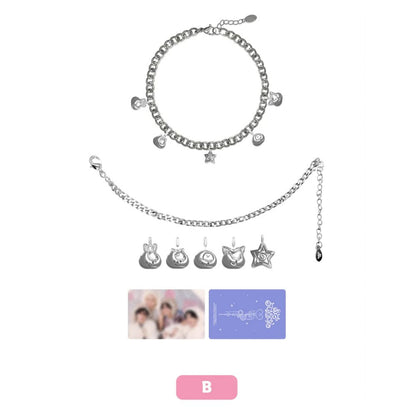 STRAY KIDS - 5TH FANMEETING OFFICAL MD [SKZ 5'CLOCK] CUSTOM BRACELET