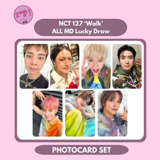 NCT 127 - [WALK] ALL MD LUCKY DRAW PHOTOCARD