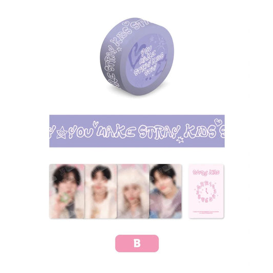 STRAY KIDS - 5TH FANMEETING OFFICAL MD [SKZ 5'CLOCK] BOX TAPE SET