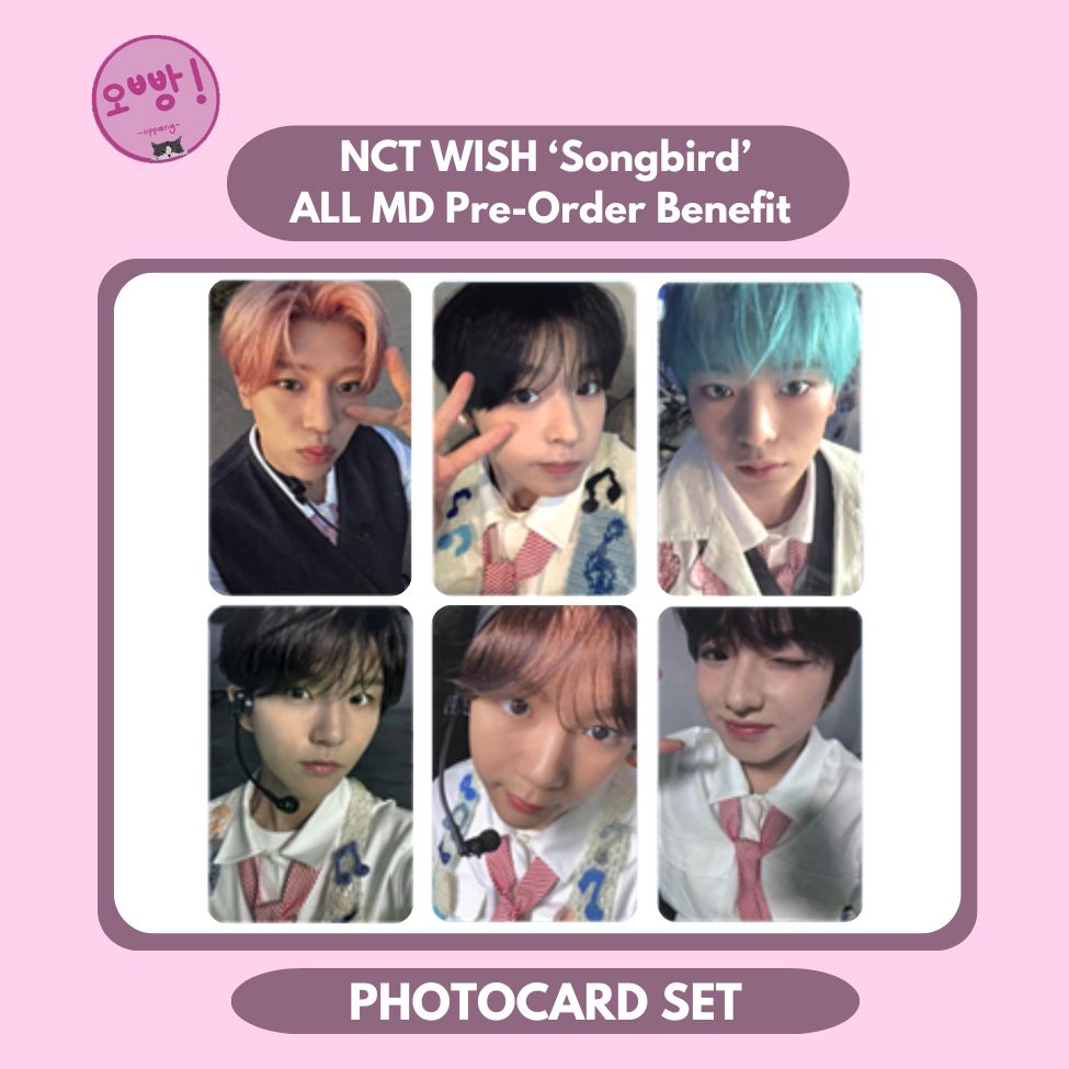 NCT WISH - [SONGBIRD] ALL MD PRE-ORDER BENEFIT PHOTOCARD