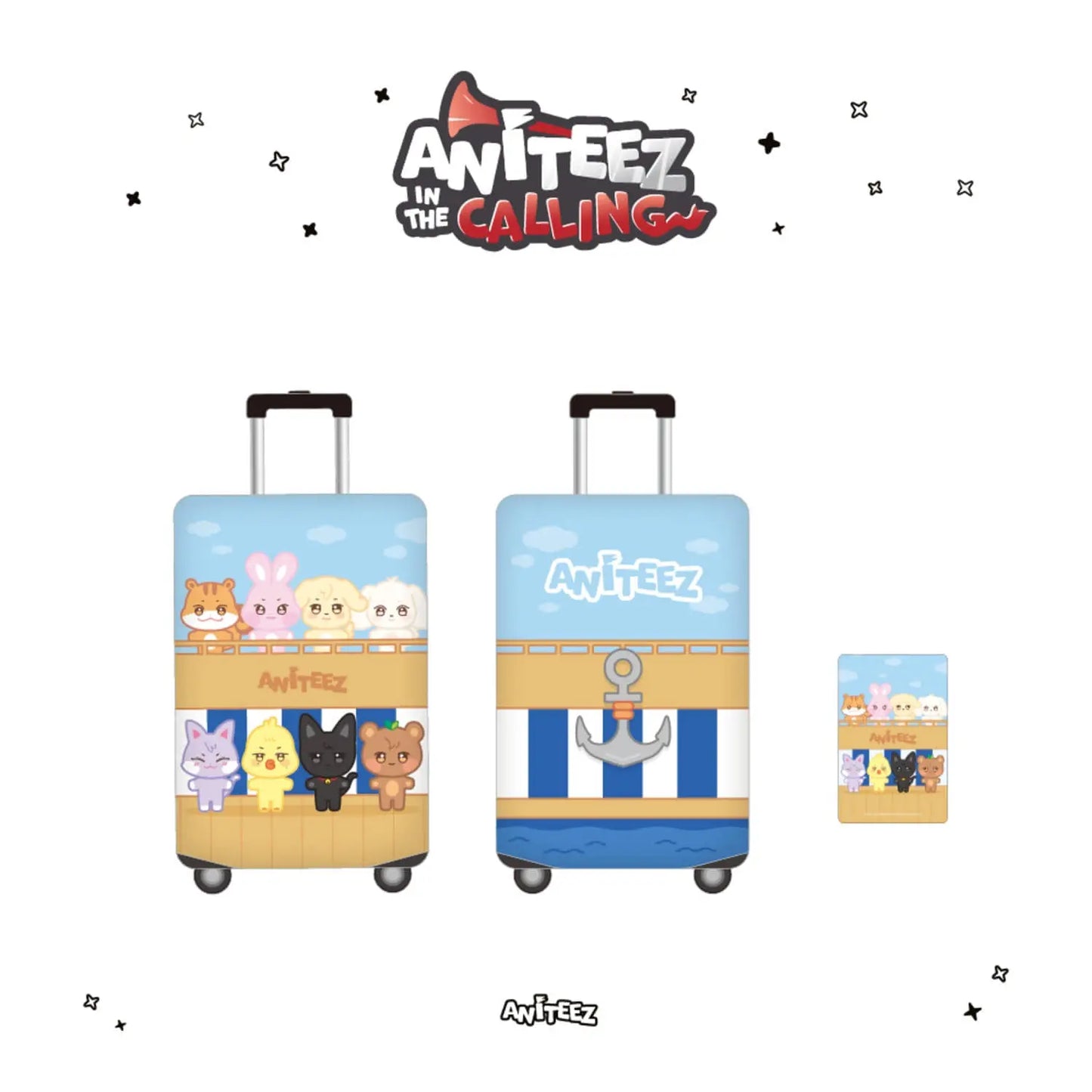 [PRE-ORDER] ATEEZ - OFFICIAL MD [ANITEEZ IN THE CALLING] XL LUGGAGE COVER