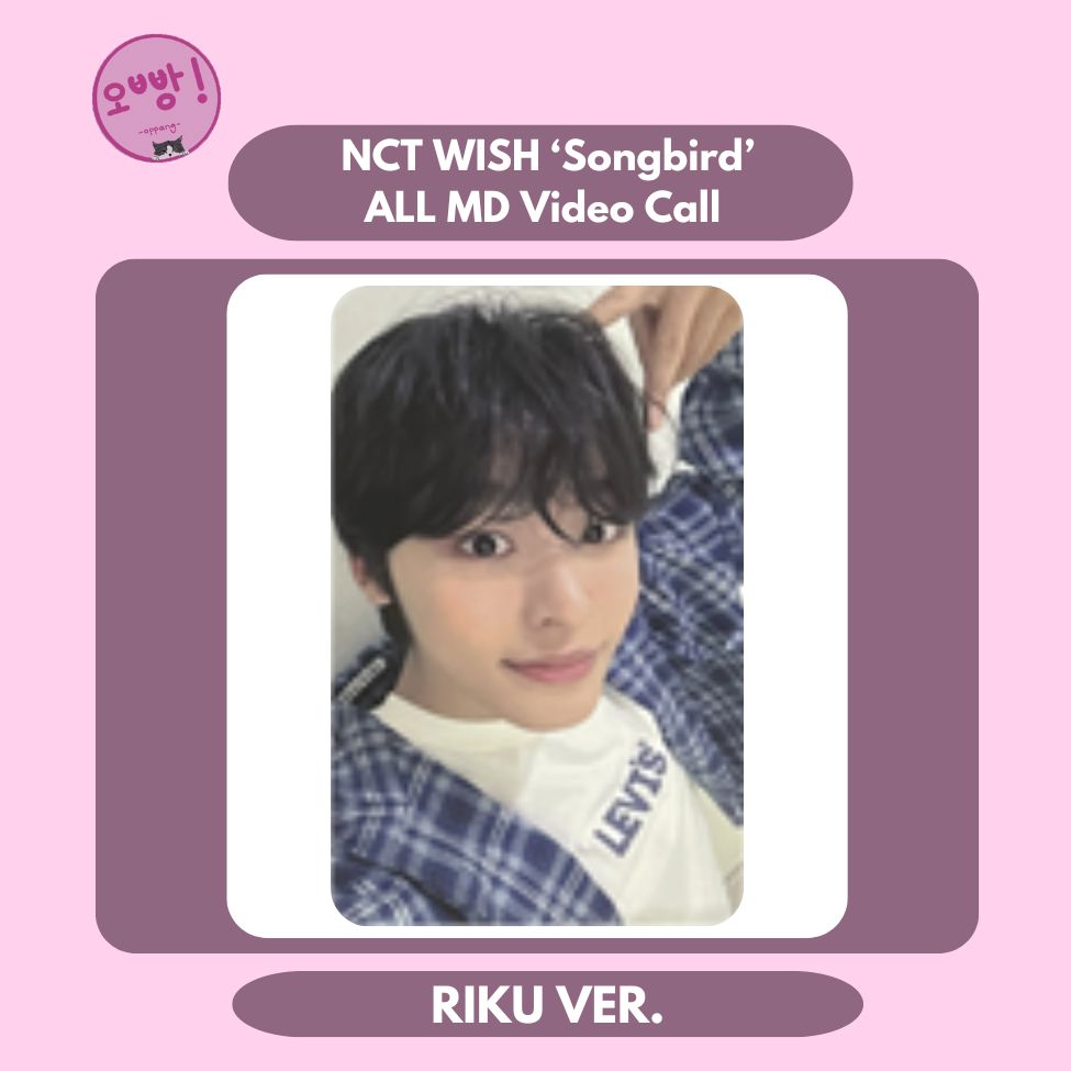 NCT WISH - [SONGBIRD] ALL MD VIDEO CALL PHOTOCARD