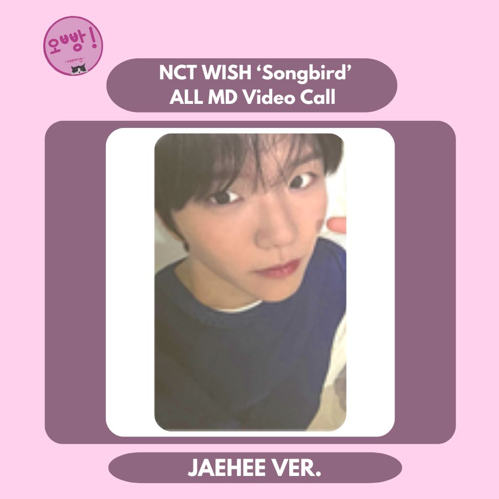 NCT WISH - [SONGBIRD] ALL MD VIDEO CALL PHOTOCARD