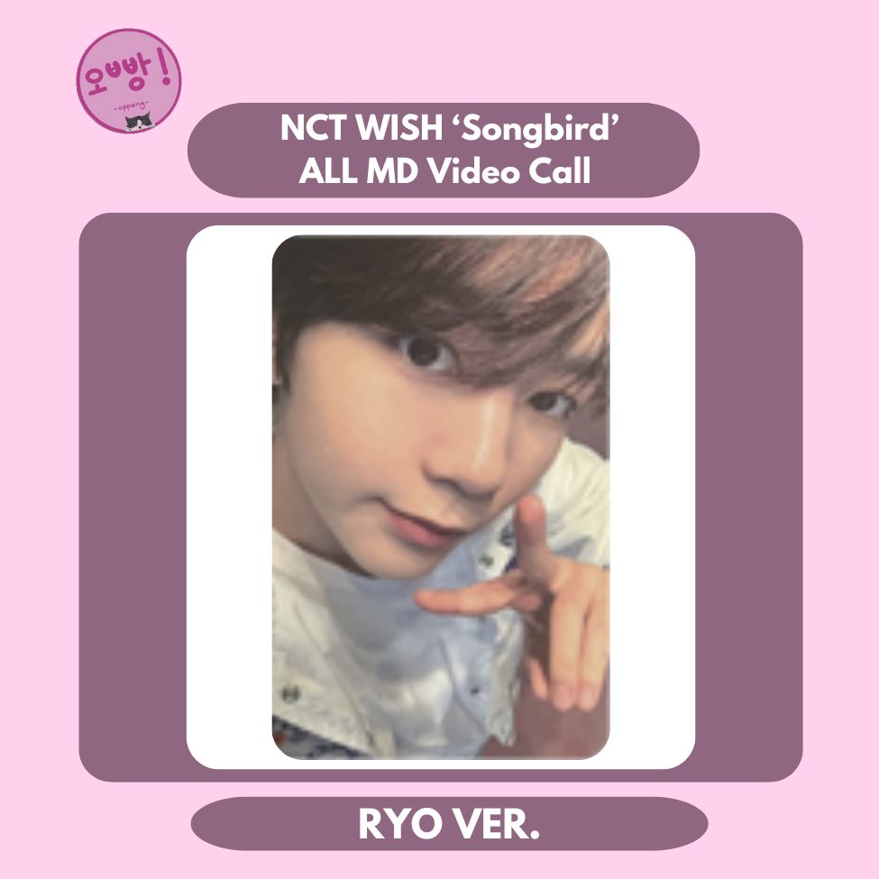 NCT WISH - [SONGBIRD] ALL MD VIDEO CALL PHOTOCARD