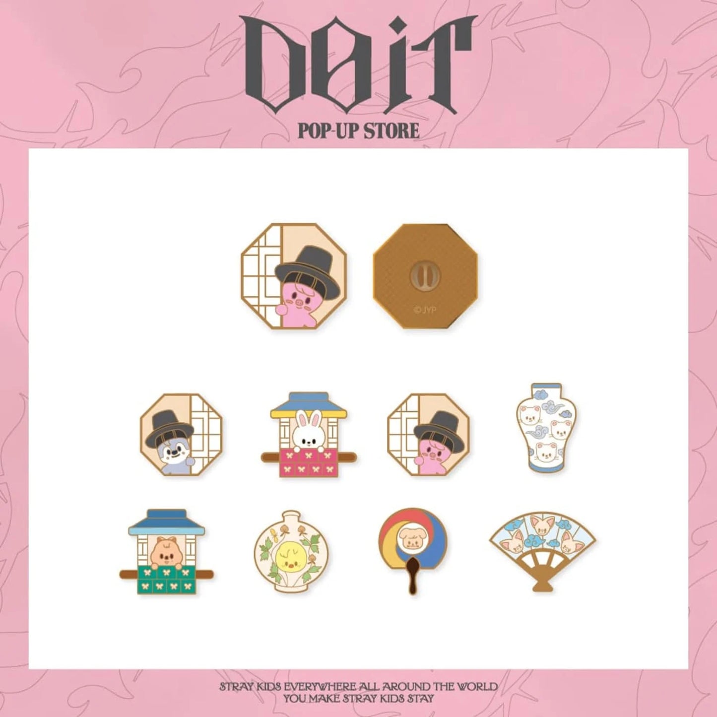 STRAY KIDS - DO IT POP-UP STORE MD [SKZOO BADGE]