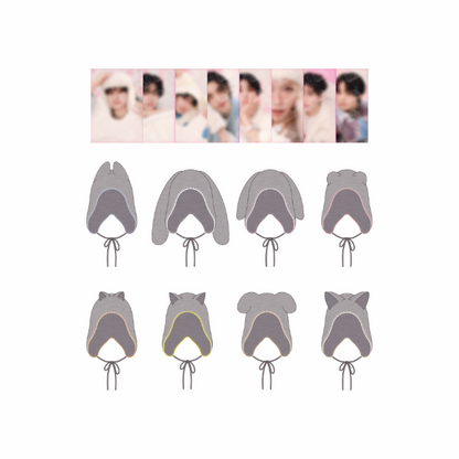 STRAY KIDS - 5TH FANMEETING OFFICAL MD [SKZ 5'CLOCK] SKZOO BEANIE