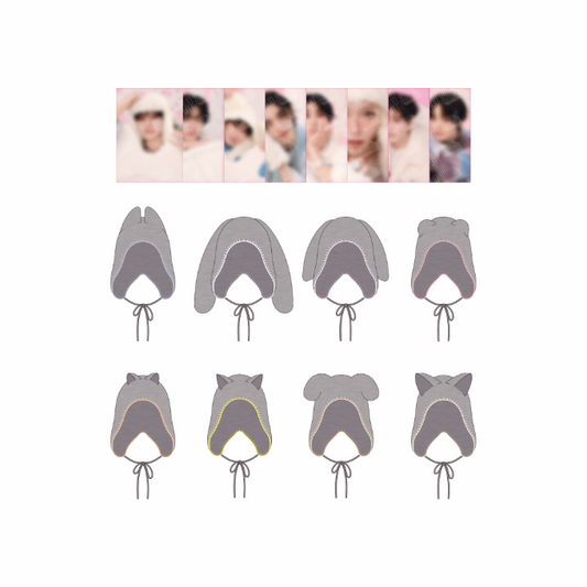 STRAY KIDS - 5TH FANMEETING OFFICAL MD [SKZ 5'CLOCK] SKZOO BEANIE