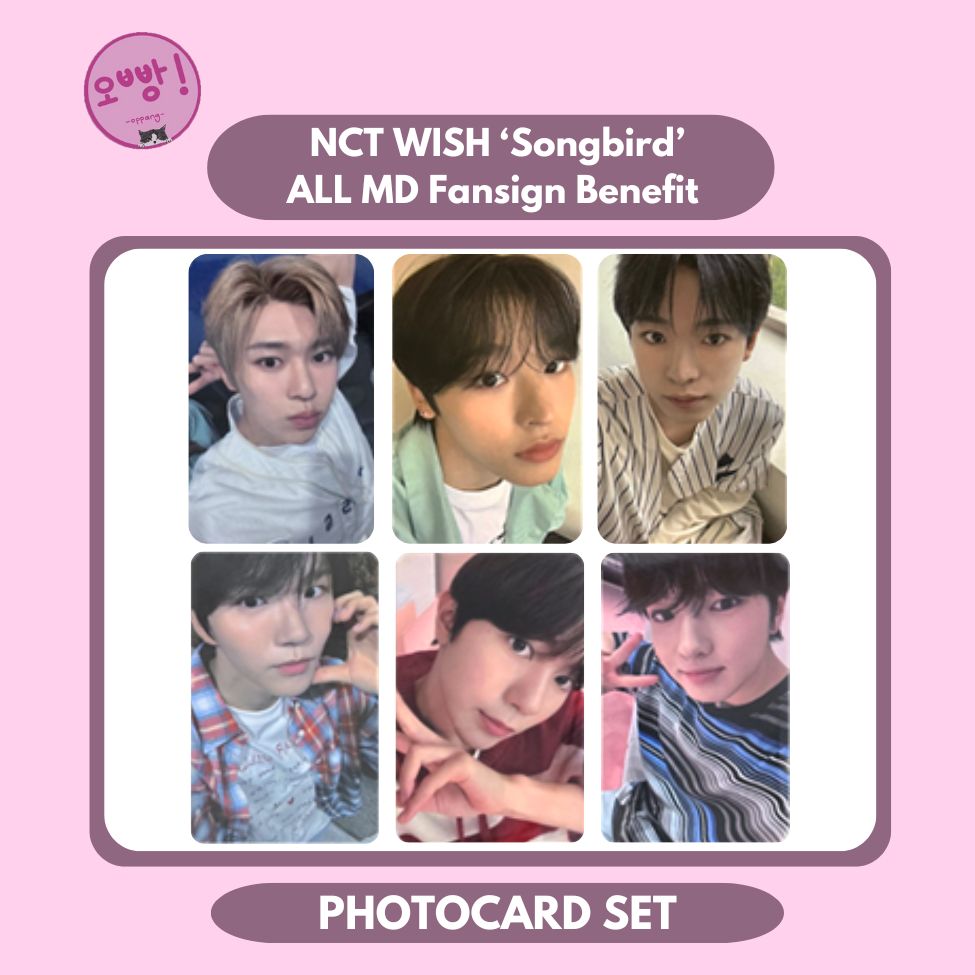 NCT WISH - [SONGBIRD] ALL MD FANSIGN BENEFIT PHOTOCARD