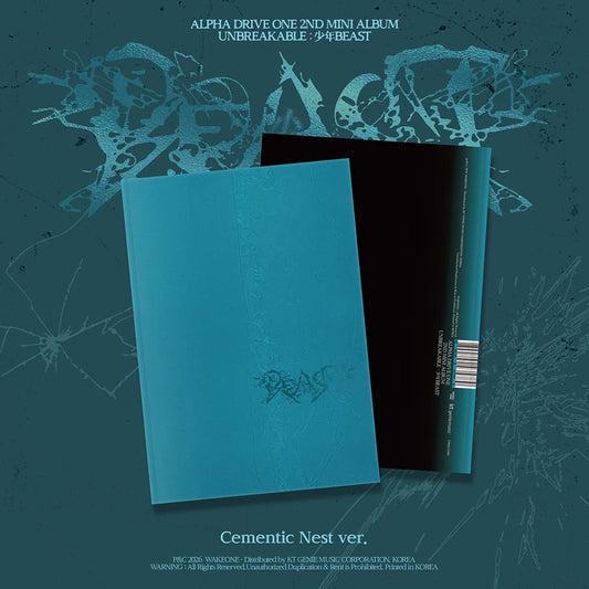 [PRE-ORDER] ALPHA DRIVE ONE - 2ND MINI ALBUM [UNBREAKABLE : 少年BEAST] (CEMENTIC NEST VER.)