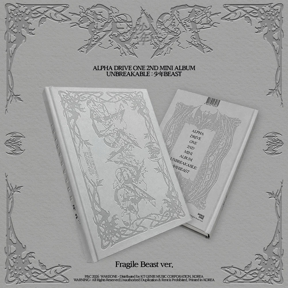[PRE-ORDER] ALPHA DRIVE ONE - 2ND MINI ALBUM [UNBREAKABLE : 少年BEAST] (FRAGILE BEAST VER.)