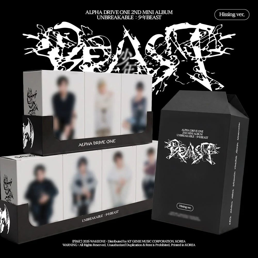 [PRE-ORDER] ] ALPHA DRIVE ONE - 2ND MINI ALBUM [UNBREAKABLE : 少年BEAST] (HISSING VER.)
