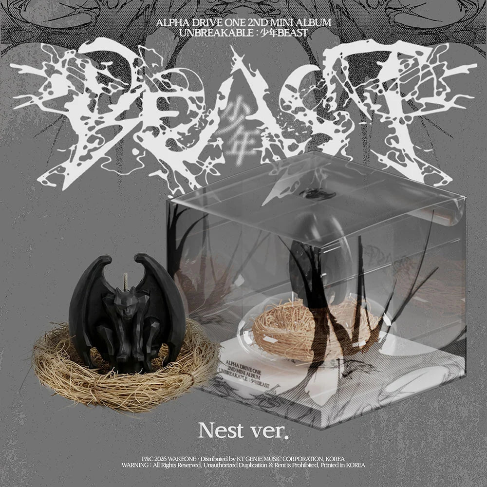 [PRE-ORDER] ALPHA DRIVE ONE - 2ND MINI ALBUM [UNBREAKABLE : 少年BEAST] (NEST VER.)