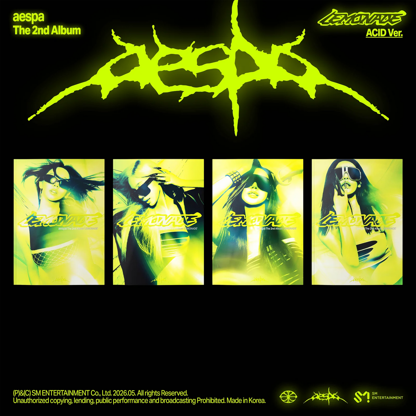 AESPA - 2ND ALBUM [LEMONADE] (ACID VER.)